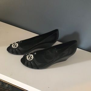 Gucci jelly wedges